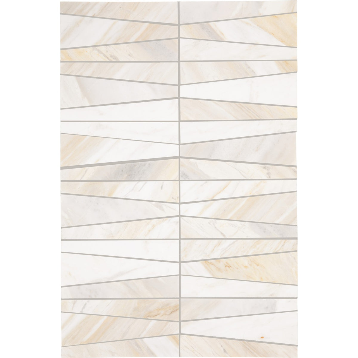 Perfit Mosaix Namaste Trapezoid marble mosaic