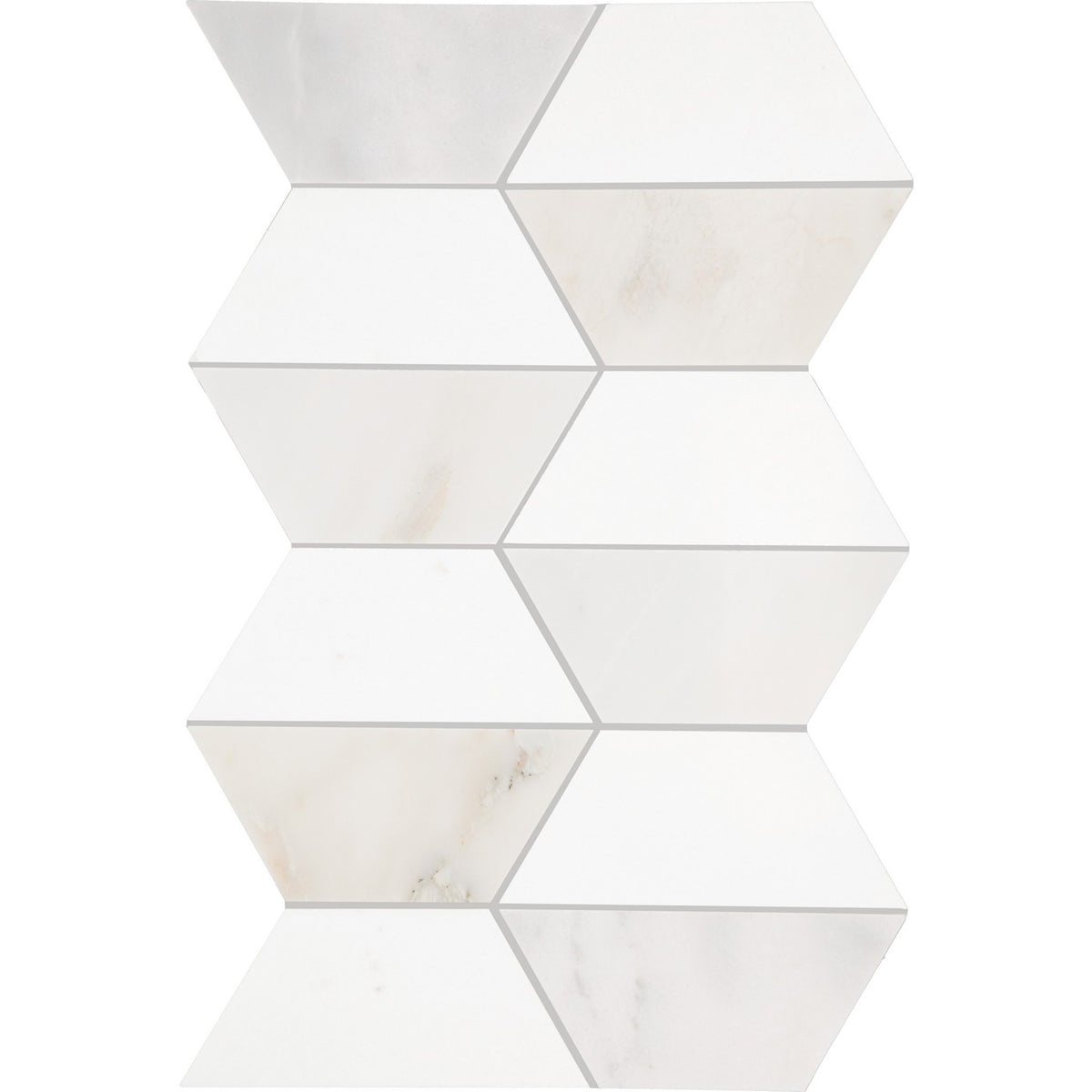 Perfit Mosaix Paradise & Thassos Half Hex marble mosaic