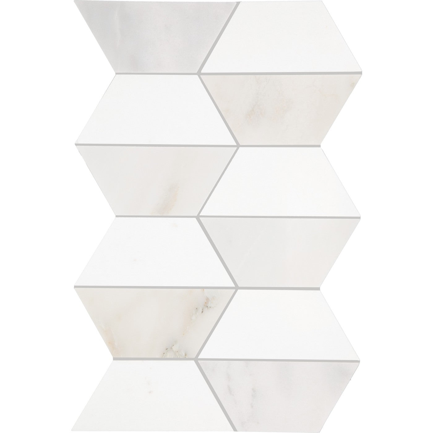 Perfit Mosaix Paradise & Thassos Half Hex marble mosaic