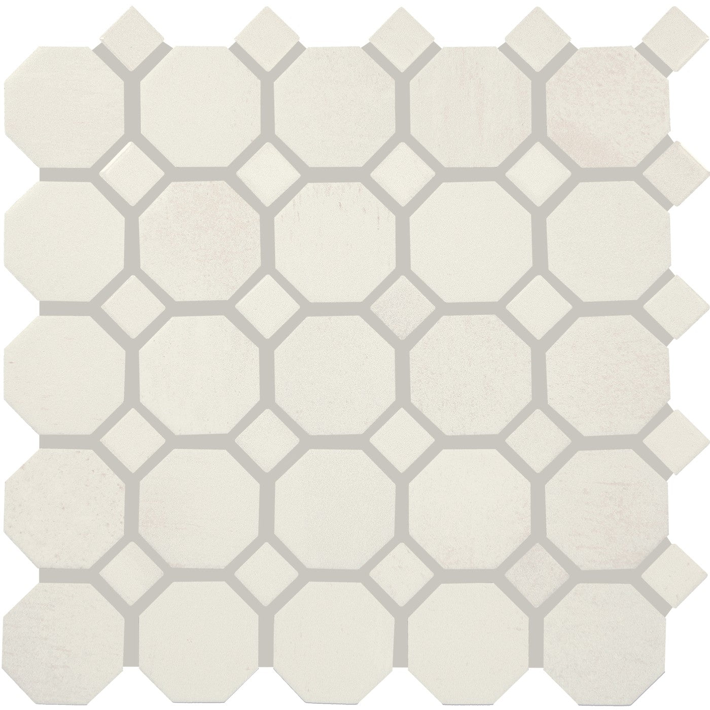 Daltile Relicca Deckle octagon-dot mosaic