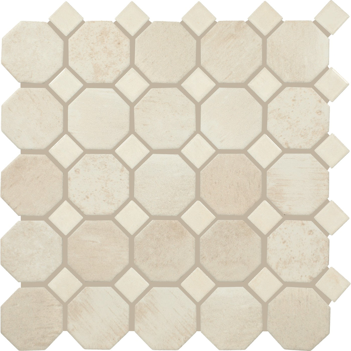 Daltile Relicca Unbound octagon-dot mosaic