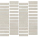Daltile Rigid Clay Dune 1″×3″ matte ceramic mosaic
