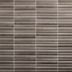 Daltile Remedy Zen 2″×10″ glossy fluted glazed porcelain wall tile