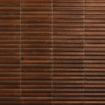 Daltile Remedy Aura 2″×10″ glossy fluted glazed porcelain wall tile