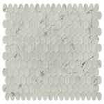 Daltile Statuette glass mosaic in Silver Satin