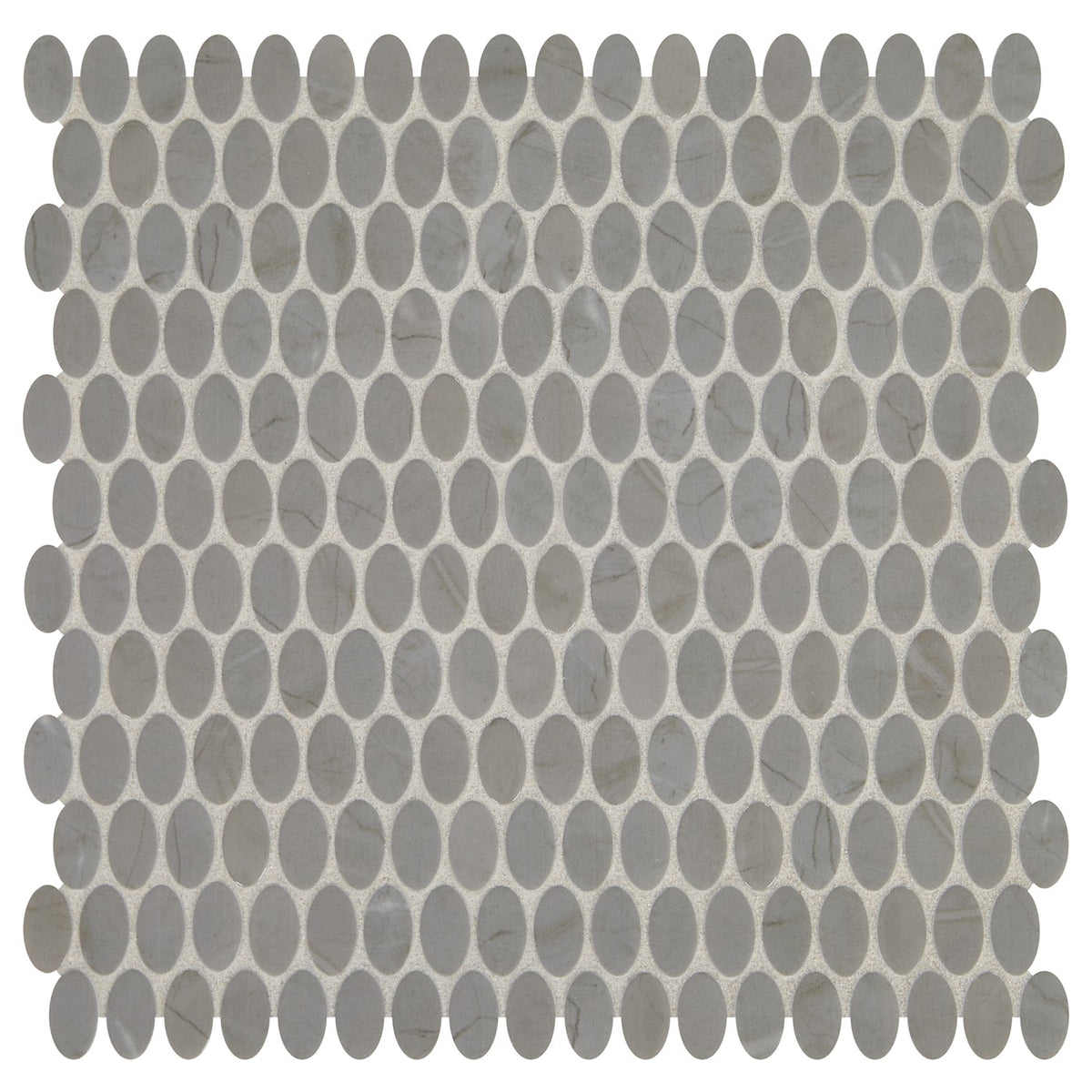 Daltile Statuette glass mosaic in Paloma Gray