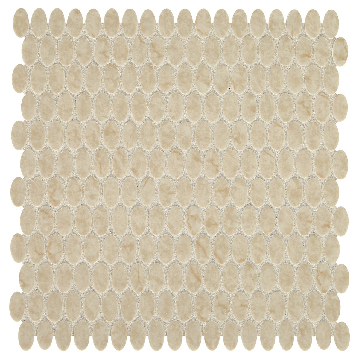 Daltile Statuette glass mosaic in Harbor Beige