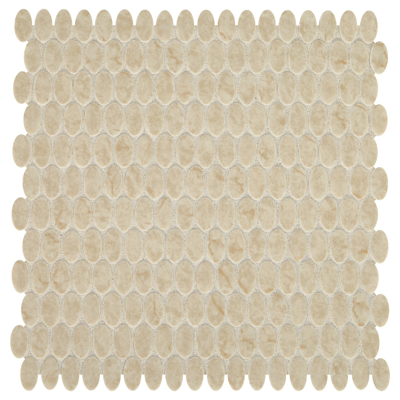 Daltile Statuette glass mosaic in Harbor Beige