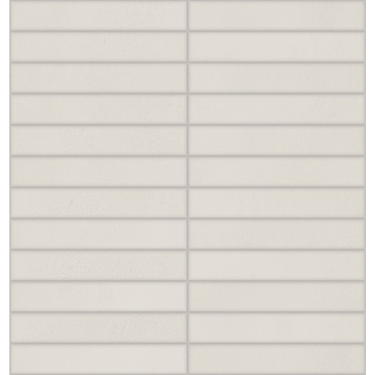 Daltile Synchronic White 1x6 porcelain mosaic