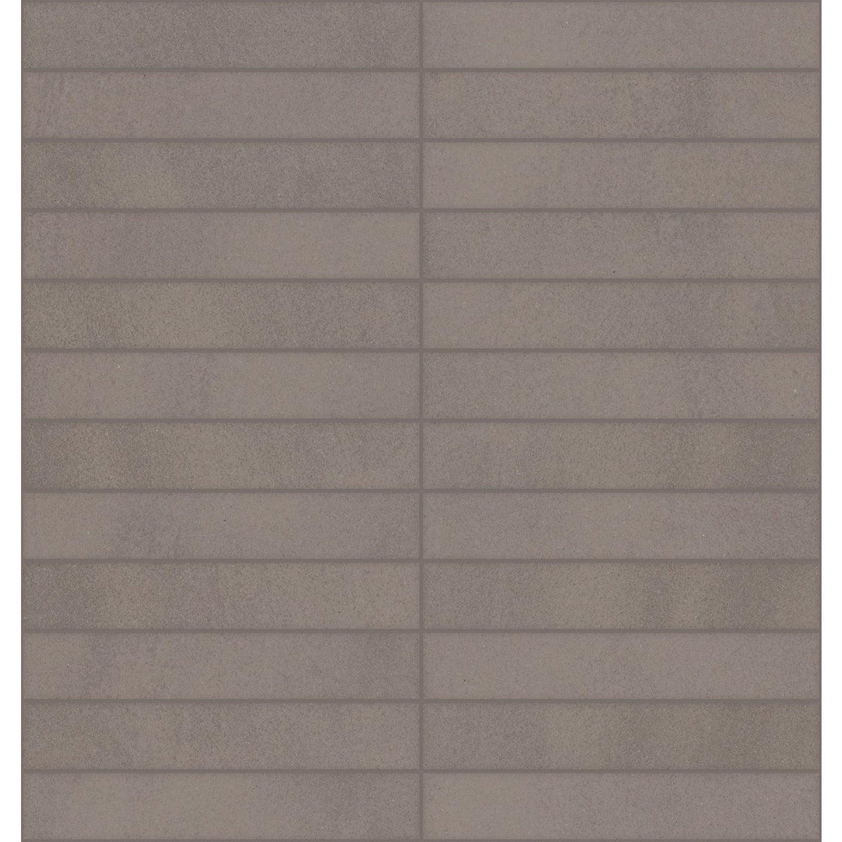 Daltile Synchronic Grey 1x6 porcelain mosaic