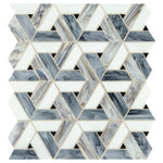 Daltile Vivify glass mosaic in Spectra Blue
