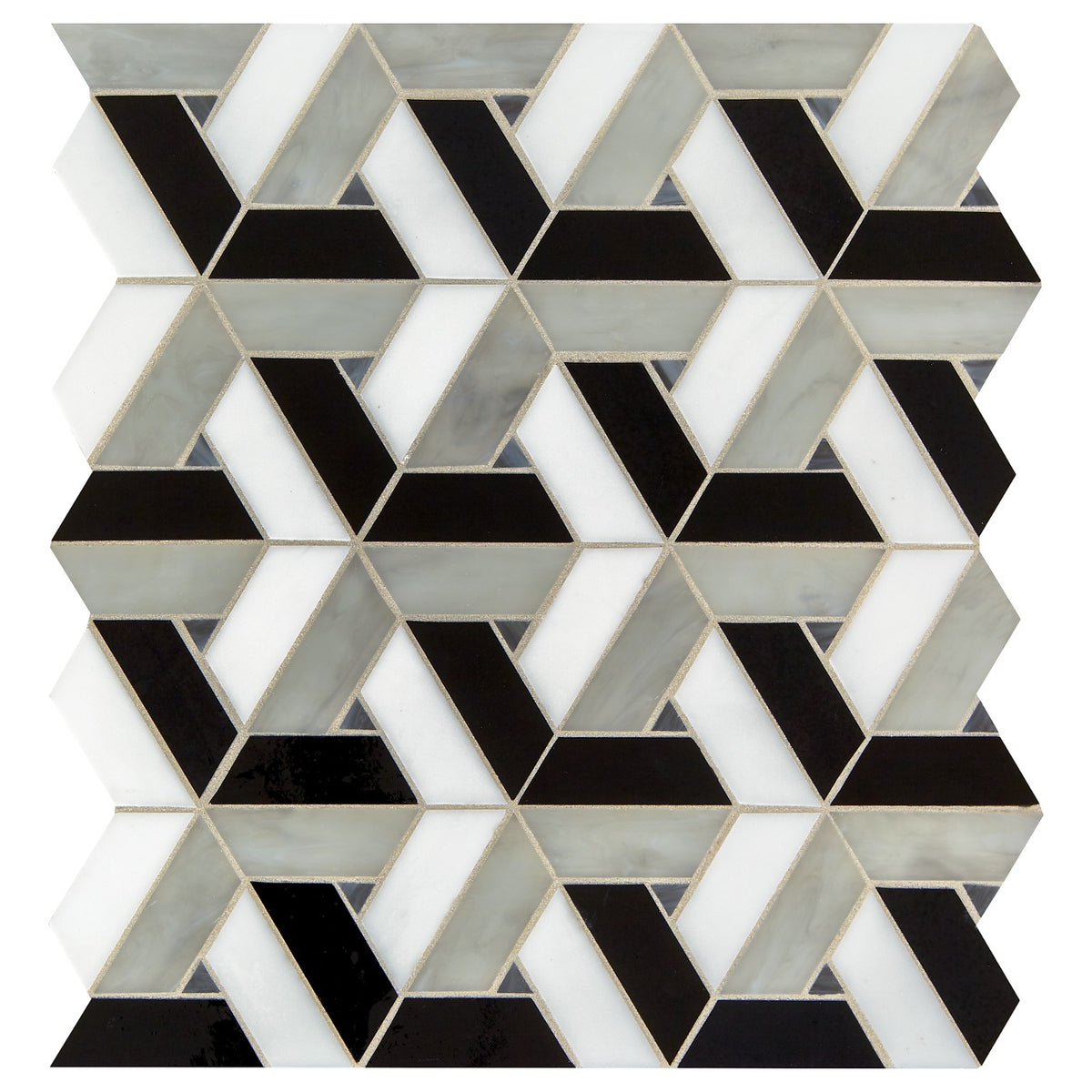 Daltile Vivify glass mosaic in Twilight