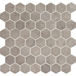 Daltile Vintage Hex mosaic in Artifact Gray