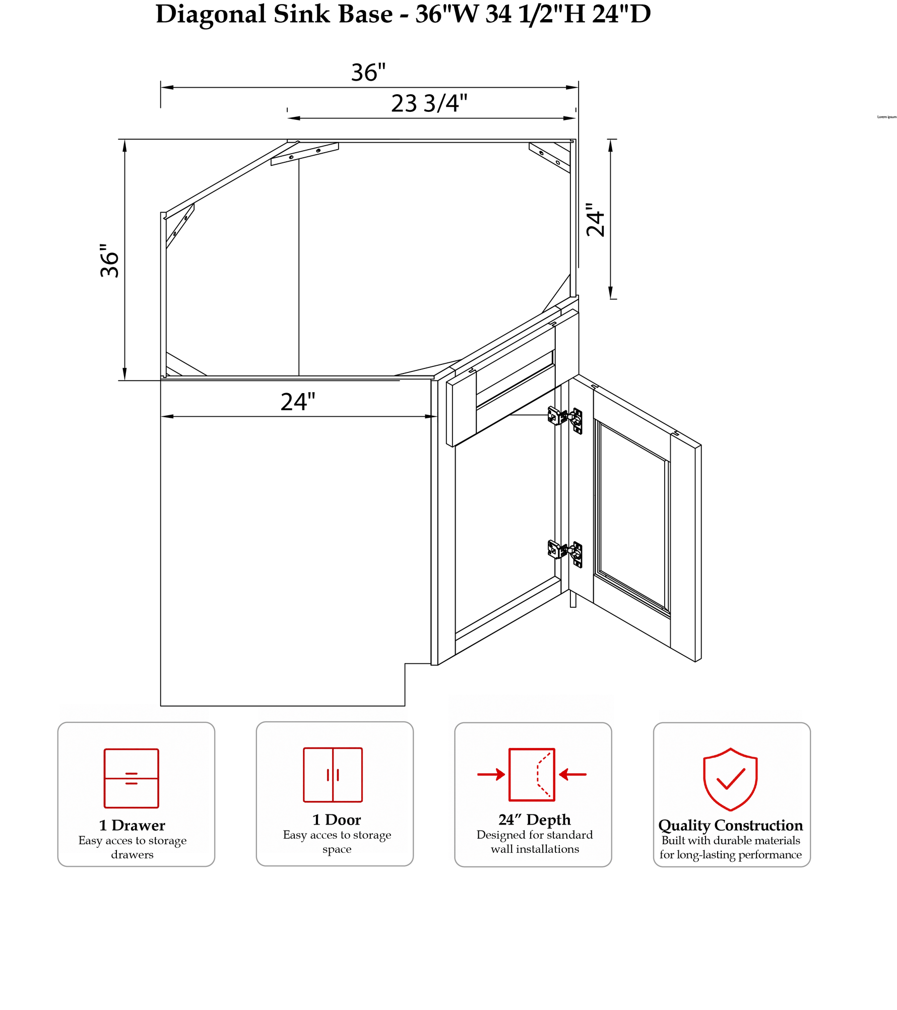 RHC-SIG-W-DSB36 - Specification Drawing