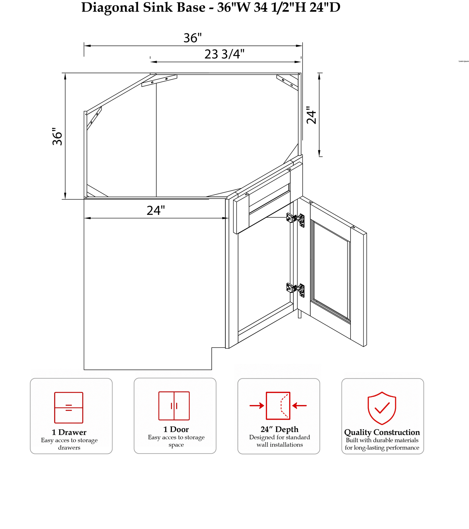 RHC-STU-WO-DSB36 - Specification Drawing