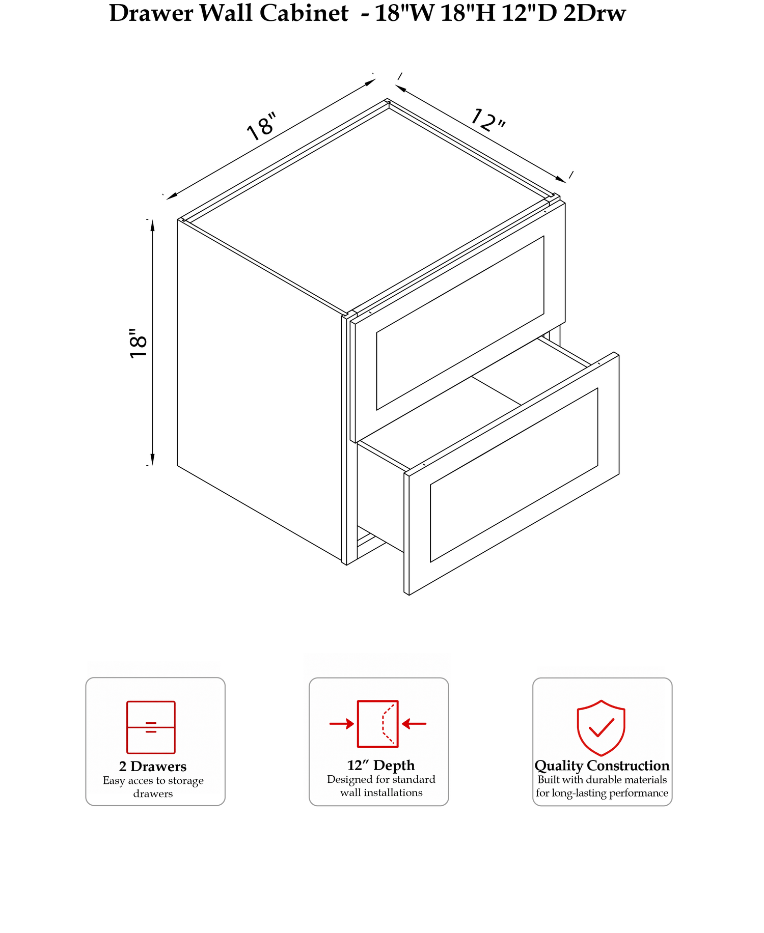RHC-REG-O-W2D1818 - Specification Drawing