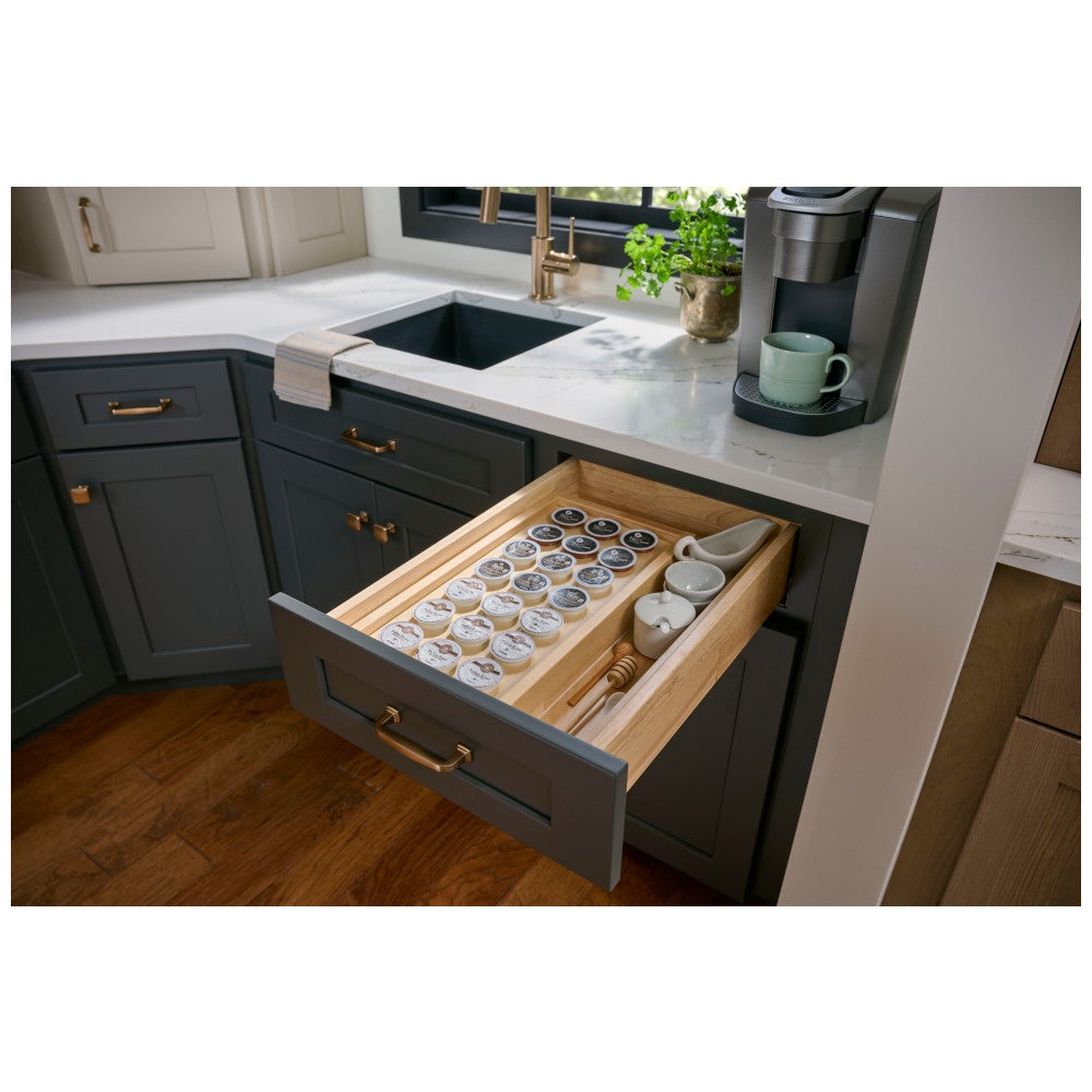 Adjustable Coffee Pod Drop-In Drawer Insert