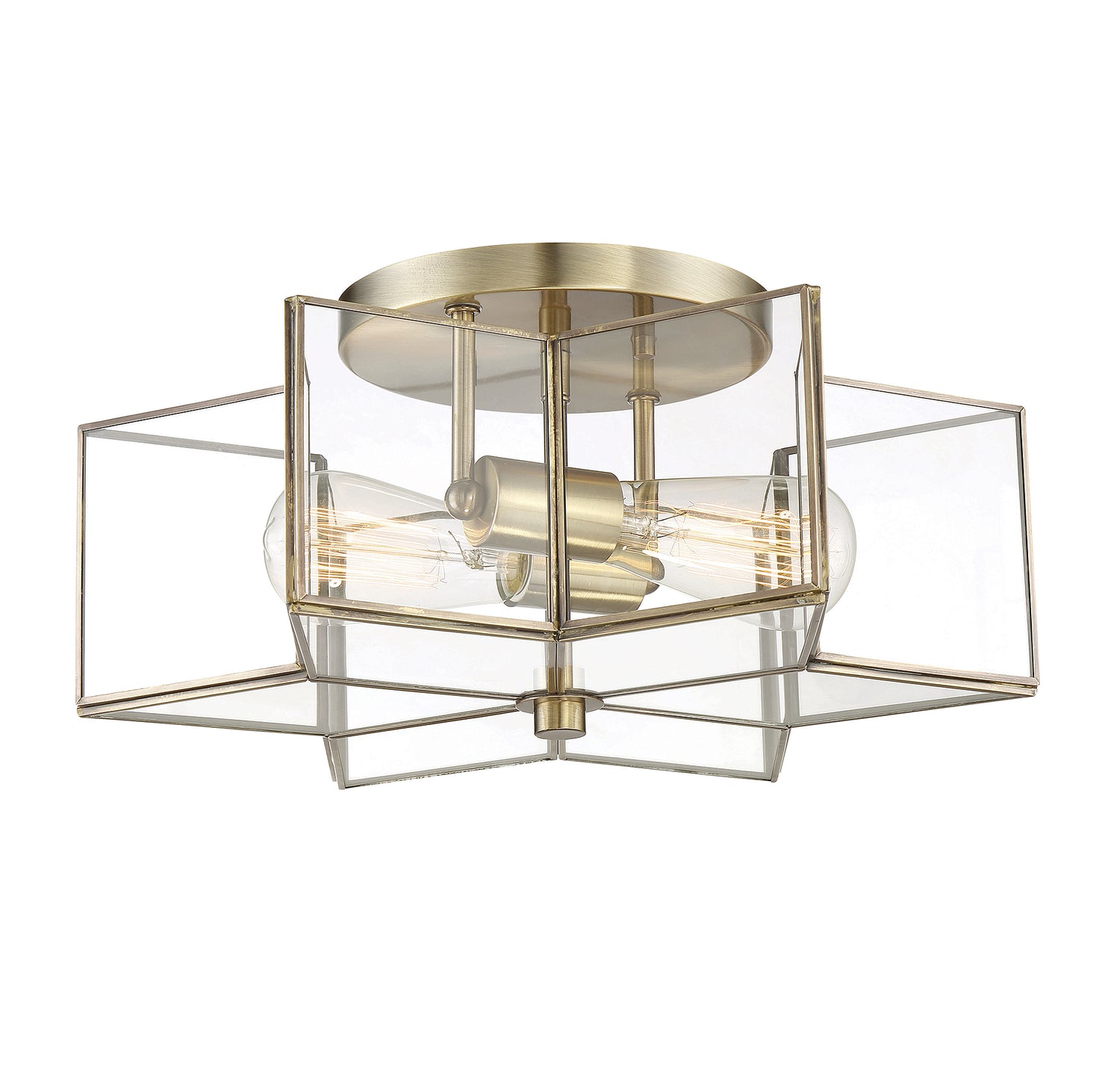 Meridian M60021 2-Light Ceiling Light