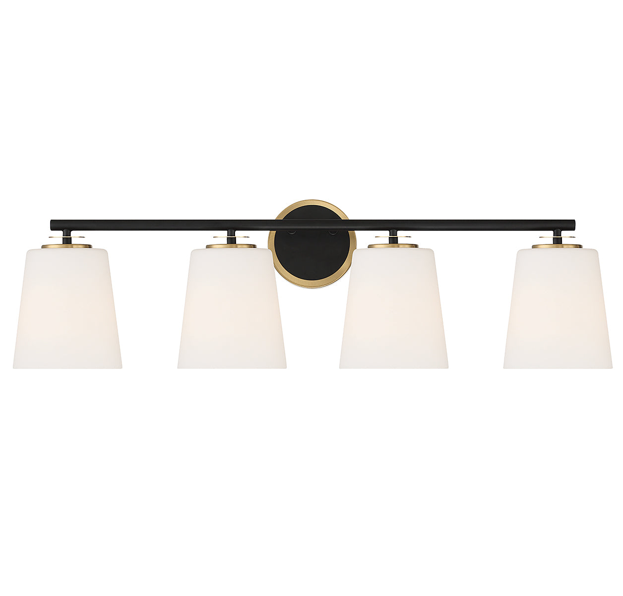 Meridian M80079MBK 4-Light Bathroom Vanity Light