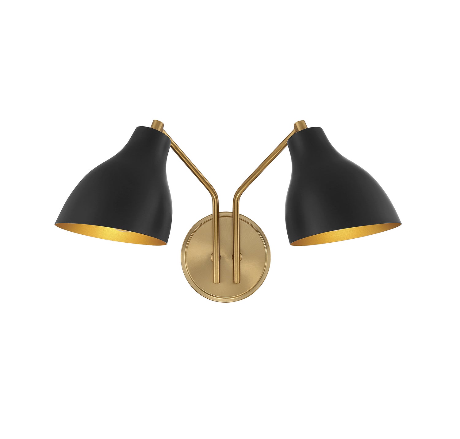 Meridian M90075MBK 2-Light Wall Sconce