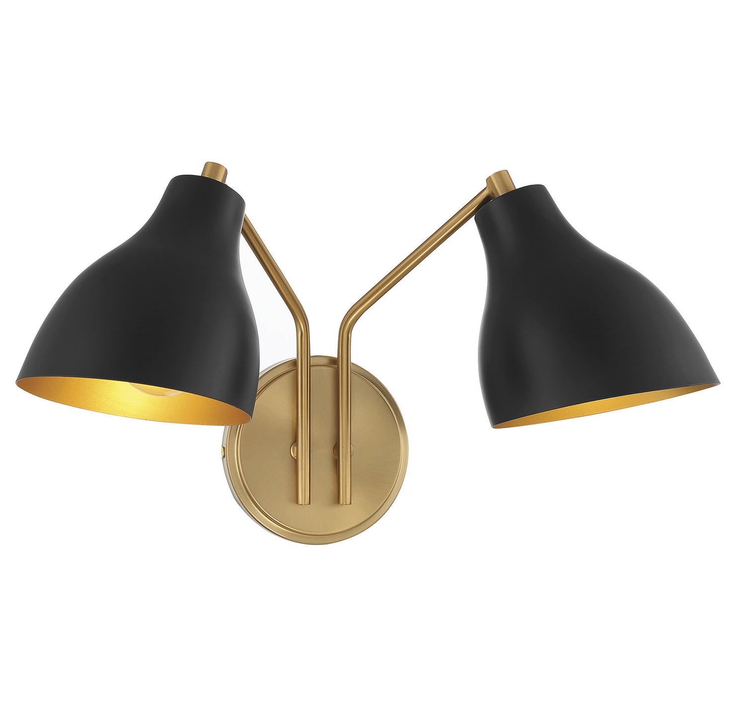 Meridian M90075MBK 2-Light Wall Sconce