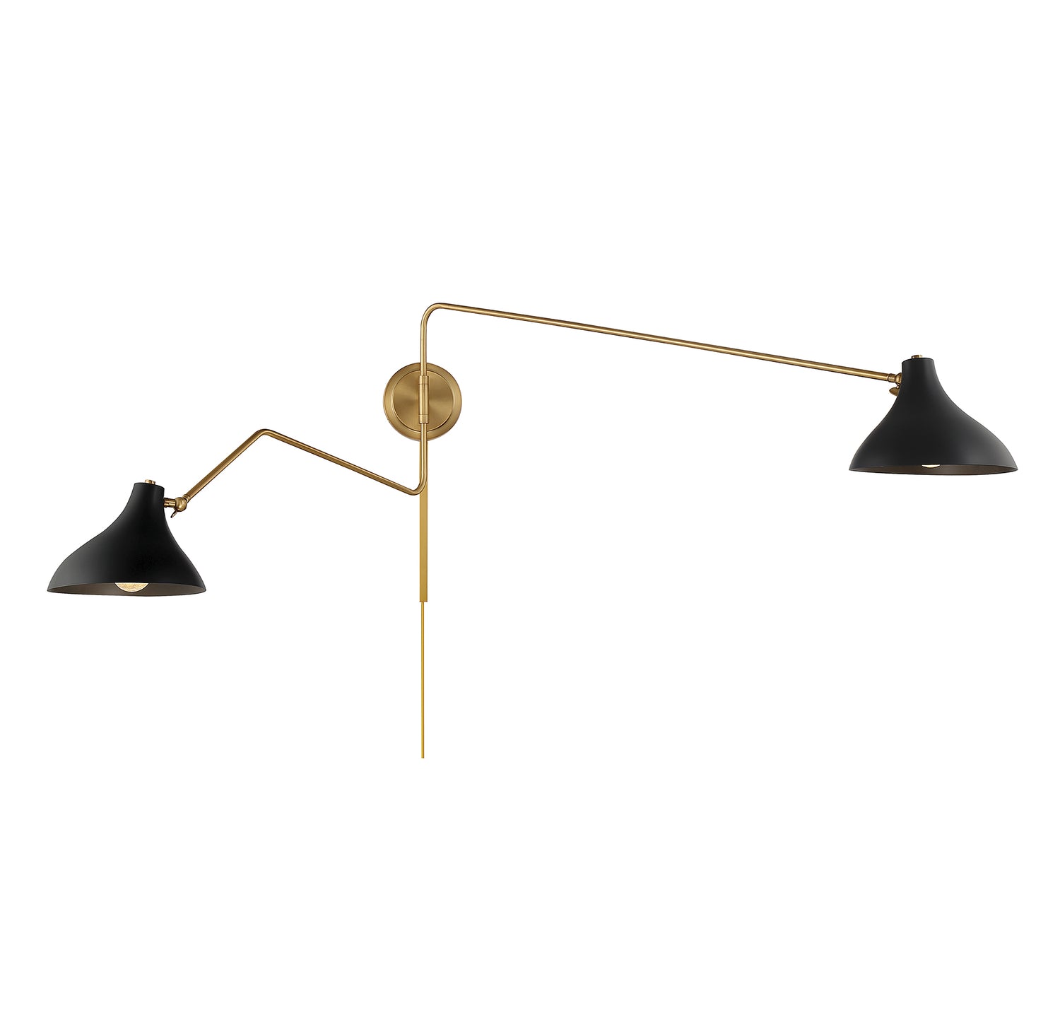 Meridian M90088MBK 2-Light Wall Sconce