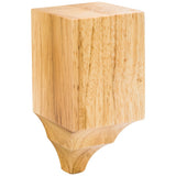 3" W x 3" D x 6-1/4" H Rubberwood Inline Cornice Block