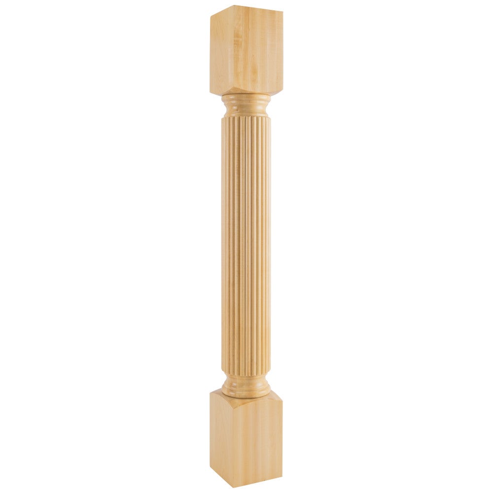 5" W x 5" D x 42" H Hard Maple Reed Post