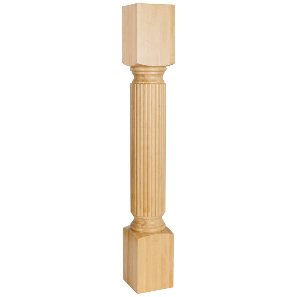 5" W x 5" D x 35-1/2" H Hard Maple Reed Post