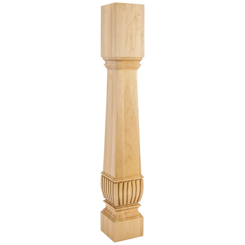 5" W x 5" D x 35-1/2" H Maple Arts & Crafts Post