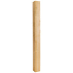 3-1/2" W x 3-1/2" D x 42" H White Oak Square Post