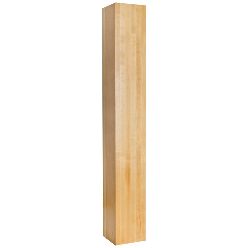5" W x 5" D x 35-1/2" H Alder Square Post