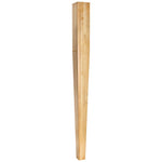 3-1/2" W x 3-1/2" D x 42" H Maple Square Tapered Post