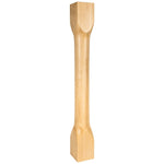 5" W x 5" D x 42" H Cherry Cathedral Turned Post