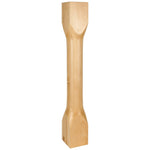 5" W x 5" D x 35-1/2" H White Birch Cathedral Turned Post