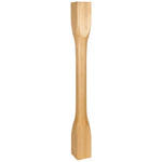 3-1/2" W x 3-1/2" D x 35-1/2" H Hard Maple Cathedral Turned Post