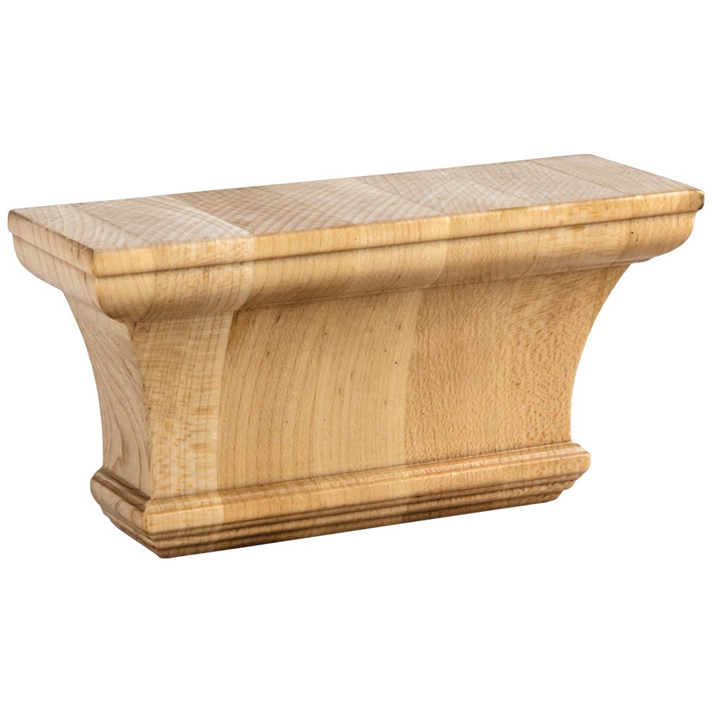 6" W x 1-7/8" D x 3" H Cherry Classic Pilaster Capital