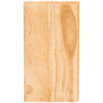 5-1/2" W x 7/8" D x 10" H Rubberwood Plinth Block