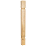 3-3/4" W x 3-3/4" D x 35-1/2" H Alder Square Mission Post