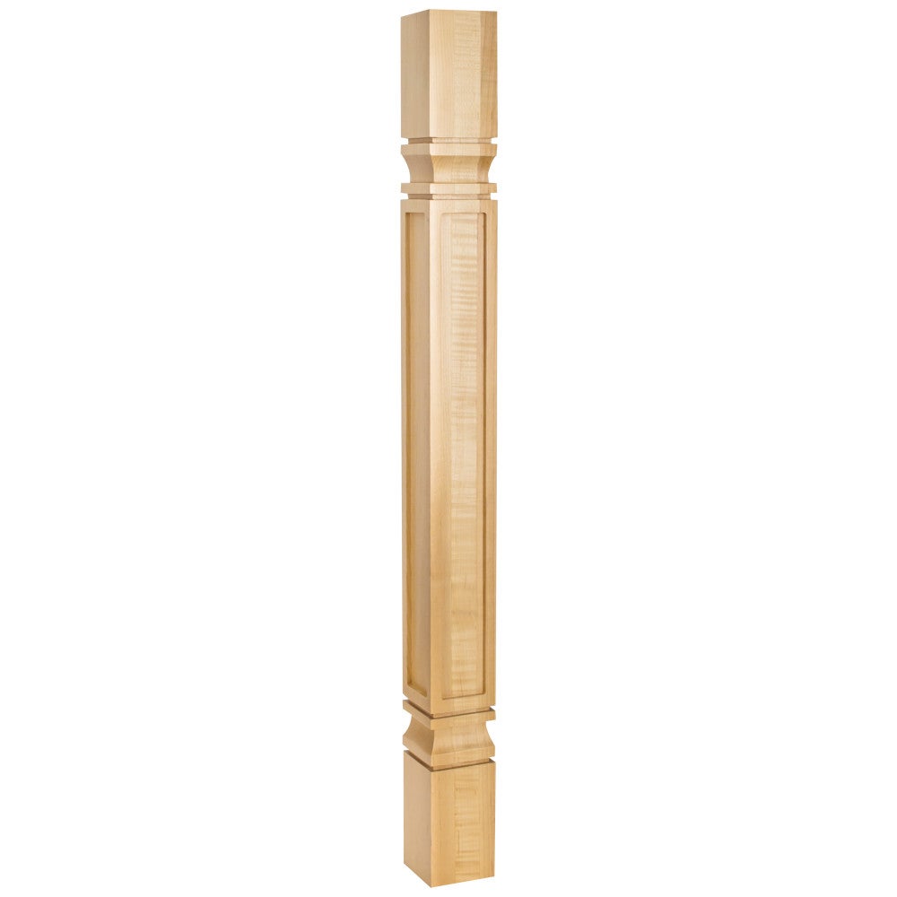 3-3/4" W x 3-3/4" D x 35-1/2" H Alder Square Mission Post