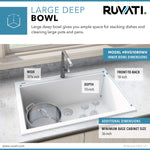 Ruvati RVG1080WH