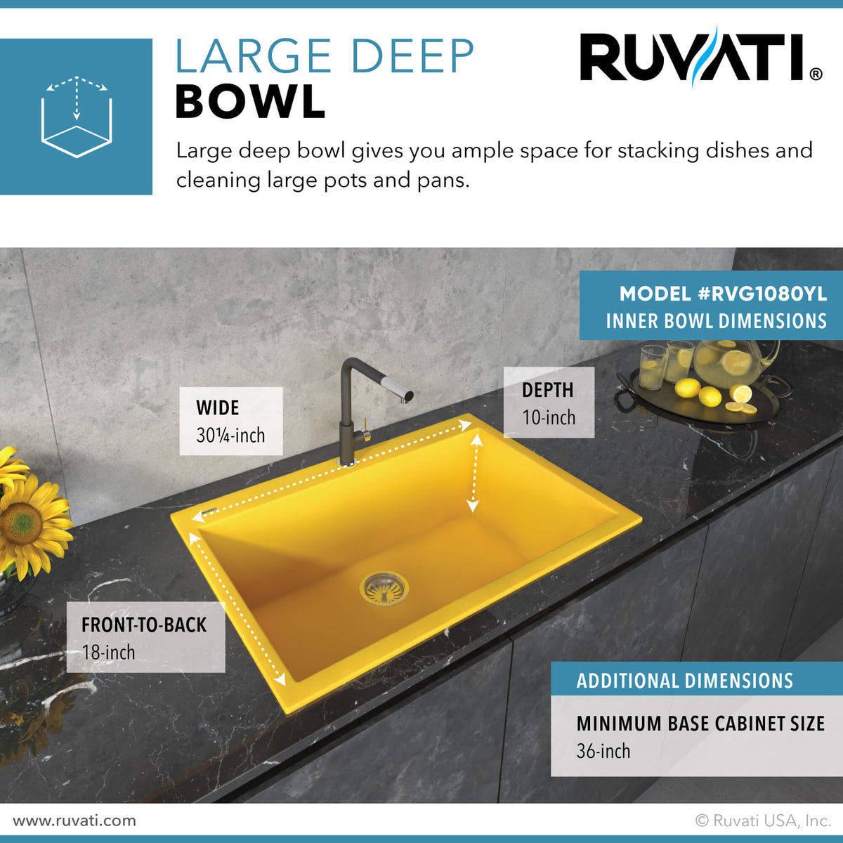 Ruvati RVG1080YL