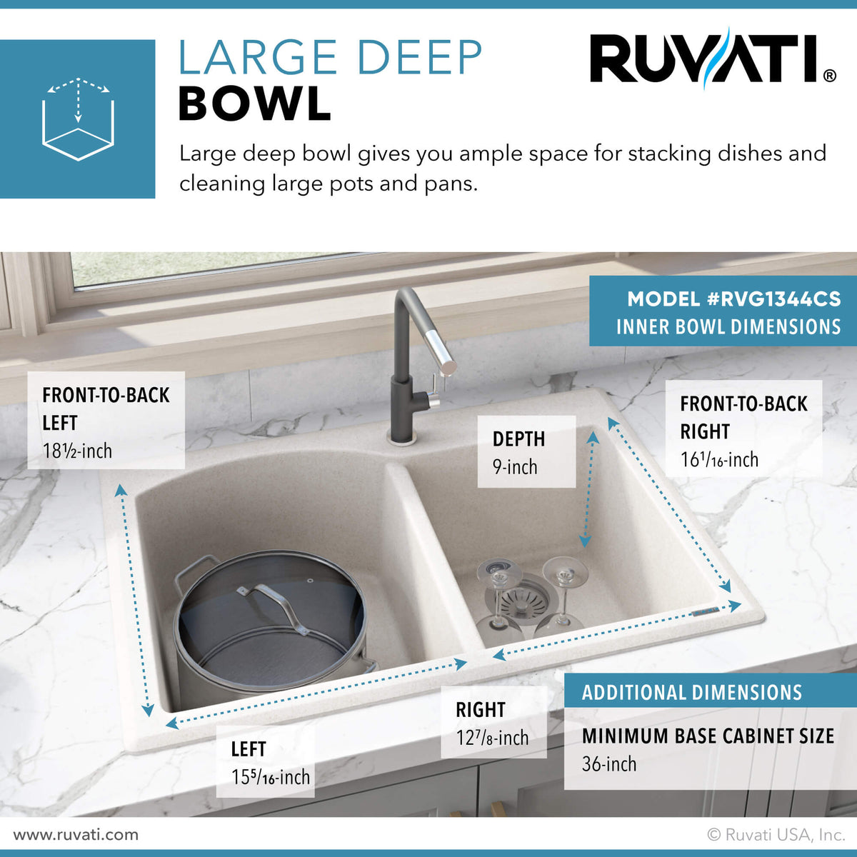 Ruvati RVG1344CS