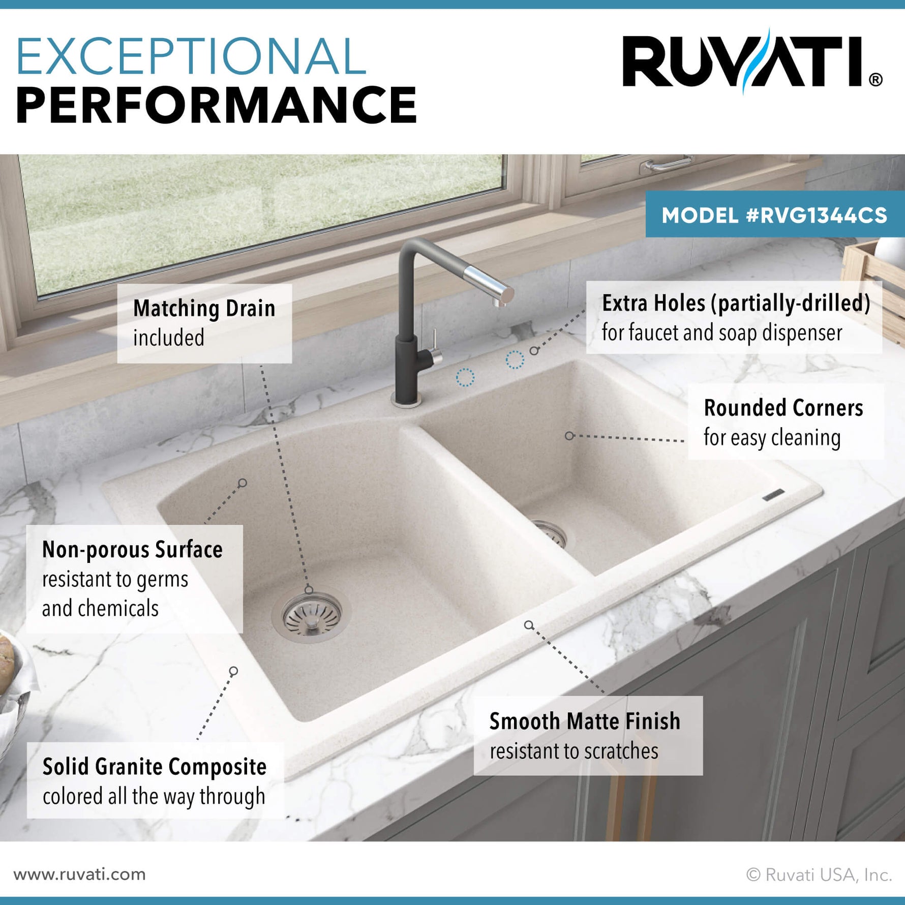 Ruvati RVG1344CS