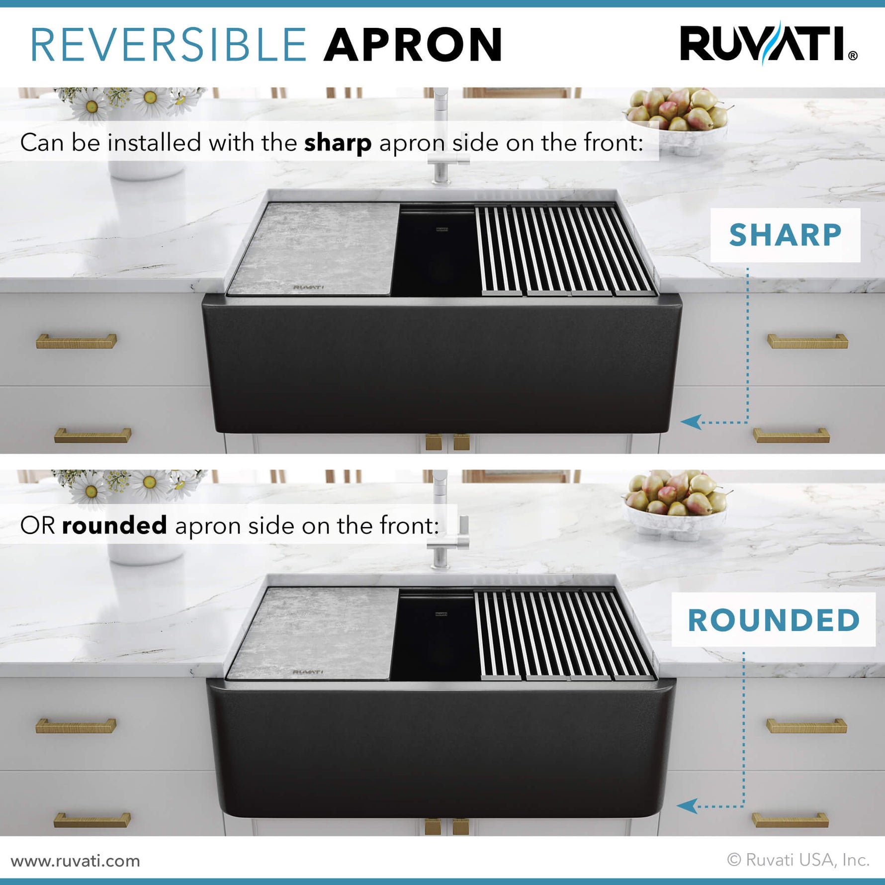 Ruvati RVG1533BK