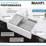 Ruvati RVG1533WH