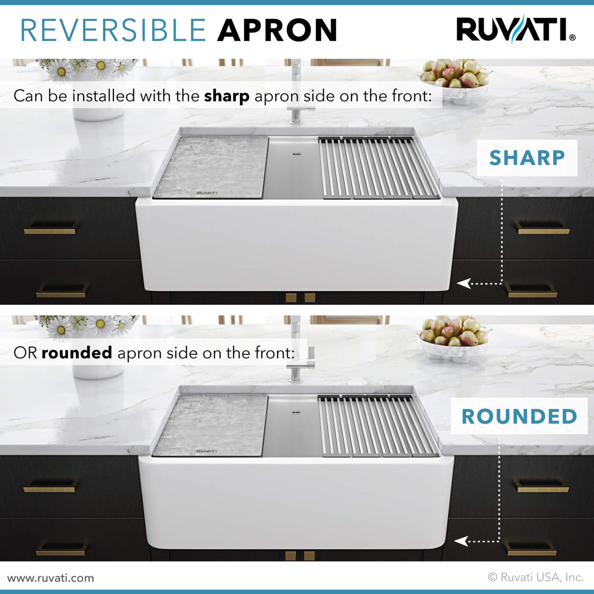 Ruvati RVG1533WH