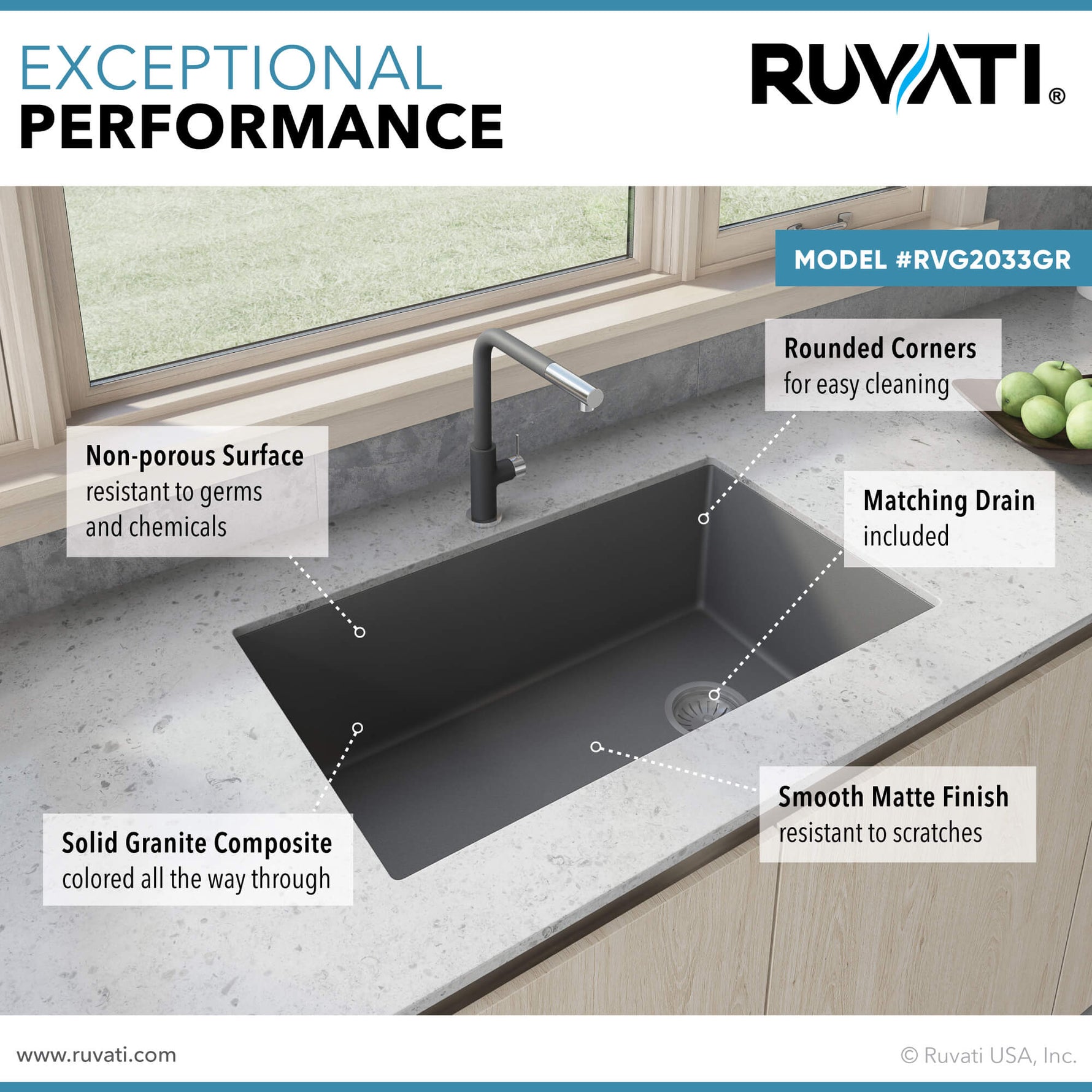 Ruvati RVG2033GR