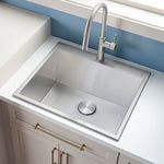 Ruvati Forma 22 x 22 inch topmount laundry sink RVU6022