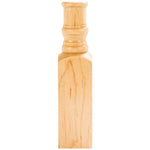 2-1/4" W x 1-1/16" D x 10" H Hard Maple Half Round Spool